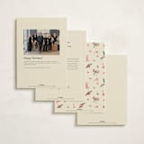 "Decked in Gratitude" - Holiday Cards in Ivory by Sarah Rosenthal - Back of Card Options