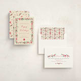"Decked in Gratitude" - Holiday Cards in Ivory by Sarah Rosenthal - Assembled