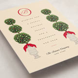 "Holiday Topiary" - Holiday Cards in Berry by Jennifer Lew - Detail