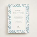 "Holiday Toile" - Holiday Cards in Frost by Jenna Holcomb - Front