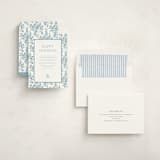 "Holiday Toile" - Holiday Cards in Frost by Jenna Holcomb - Assembled