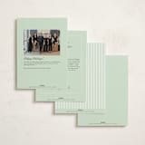"Lobby Bow Tree" - Holiday Cards in Wintergreen by Erika Firm - Back of Card Options