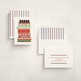 "Ribbon Spools" - Holiday Cards in Candy Cane by Baumbirdy - Assembled