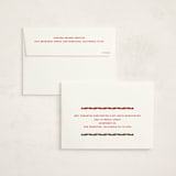 "Ribbon Spools" - Holiday Cards in Candy Cane by Baumbirdy - FREE Recipient Addressing