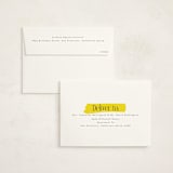 "Highlight" - Holiday Cards in Lemon by Hudson meet Rose - FREE Recipient Addressing