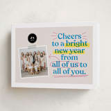 "highlighter" - Holiday Cards in Winter Sky by Owl and Toad - Folded Card