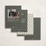 "Retro" - Holiday Cards in Garland by Wildfield Paper Co - Back of Card Options