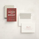 "Retro" - Holiday Cards in Garland by Wildfield Paper Co - Assembled