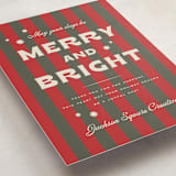 "Retro" - Holiday Cards in Garland by Wildfield Paper Co - Detail