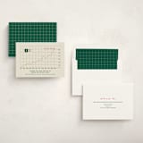 "Year of Growth" - Holiday Cards in Holly by Sarah Hawkins Designs - Assembled