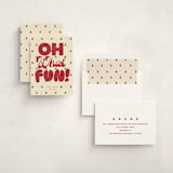 "Poster Tree" - Holiday Cards in Almond by Baumbirdy - Assembled