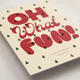 "Poster Tree" - Holiday Cards in Almond by Baumbirdy - Detail