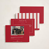 "Milano" - Holiday Cards in Santa Suit by Blustery August - Back of Card Options