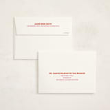 "Bold and Clear" - Holiday Cards in Santa by Claudia Orengo - FREE Recipient Addressing