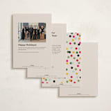"Ever So" - Holiday Cards in Confetti by Owl and Toad - Back of Card Options