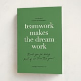 "teamwork" - Holiday Cards in Grass by Sara Hicks Malone - Folded Card