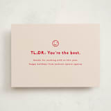 "Inbox" - Holiday Cards in Peppermint by Olivia Kanaley Inman - Front