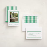 "Poplin" - Holiday Cards in Wreath by Megan Davis - Assembled