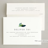 "paper orange wreath" - Holiday Cards in Crème by Anastasia Makarova - FREE Recipient Addressing