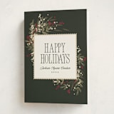 "Garland" - Holiday Cards in Pine by Robert and Stella - Folded Card