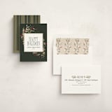 "Garland" - Holiday Cards in Pine by Robert and Stella - Assembled