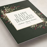 "Garland" - Holiday Cards in Pine by Robert and Stella - Detail