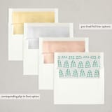 "merry paperclips" - Holiday Cards in Jade by Jessica Yeo - Envelope Liner Options