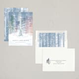 "Winter City Wishes" - Holiday Cards in Wintermint by Eric Ransom - Assembled