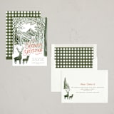 "Forest" - Holiday Cards in Pine by Jenna Holcomb - Assembled