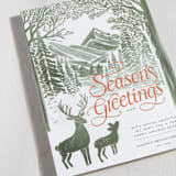 "Forest" - Holiday Cards in Pine by Jenna Holcomb - Detail