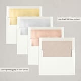 "On the Books" - Holiday Cards in Almond by Baumbirdy - Envelope Liner Options