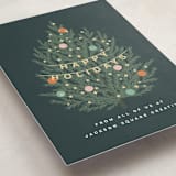 "Joie" - Holiday Cards in Blue Slate by Kristie Kern - Detail