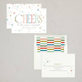 "Cheers to you!" - Holiday Cards in Confetti by Robert and Stella - Assembled