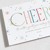 "Cheers to you!" - Holiday Cards in Confetti by Robert and Stella - Detail