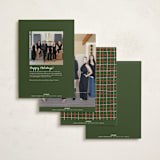 "Homes for the Holidays" - Holiday Cards in Pine by Jenna Holcomb - Back of Card Options