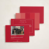 "merry merry" - Holiday Cards in Santa Suit by Lori Wemple - Back of Card Options