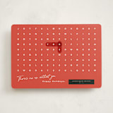 "Find a Word" - Holiday Cards in Raspberry by Hudson meet Rose - Front