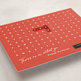 "Find a Word" - Holiday Cards in Raspberry by Hudson meet Rose - Detail