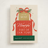 "Gift Stack" - Holiday Cards in Santa by Paper Raven Co. - Front