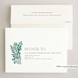 "Peace Swag" - Holiday Cards in Navy by Itsy Belle Studio - FREE Recipient Addressing