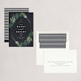 "Frosted Foliage" - Holiday Cards in Midnight by Ally Madison - Assembled