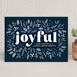 "Joyful foliage" - Holiday Cards in Polar by Kacey Kendrick Wagner - Front