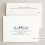 "Joyful foliage" - Holiday Cards in Polar by Kacey Kendrick Wagner - FREE Recipient Addressing