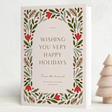 "Winter Mix" - Holiday Cards in Vanilla by Michelle Taylor - Folded Card