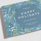 "Winterland Floristry" - Holiday Cards in Blue Spruce by Jan Shepherd - Detail