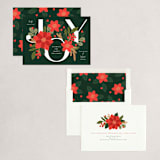"Winter Joy" - Holiday Cards in Emerald by Michelle Taylor - Assembled