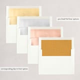 "Snowy Street" - Holiday Cards in Midnight by Bethan - Envelope Liners