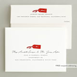 "Tag" - Holiday Cards in Holly Berry by Julie Murray - FREE Recipient Addressing