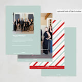 "Candy Cane" - Holiday Cards in Mint by Yuliya Evseeva - Back of Card