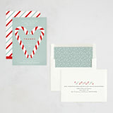 "Candy Cane" - Holiday Cards in Mint by Yuliya Evseeva - Assembled